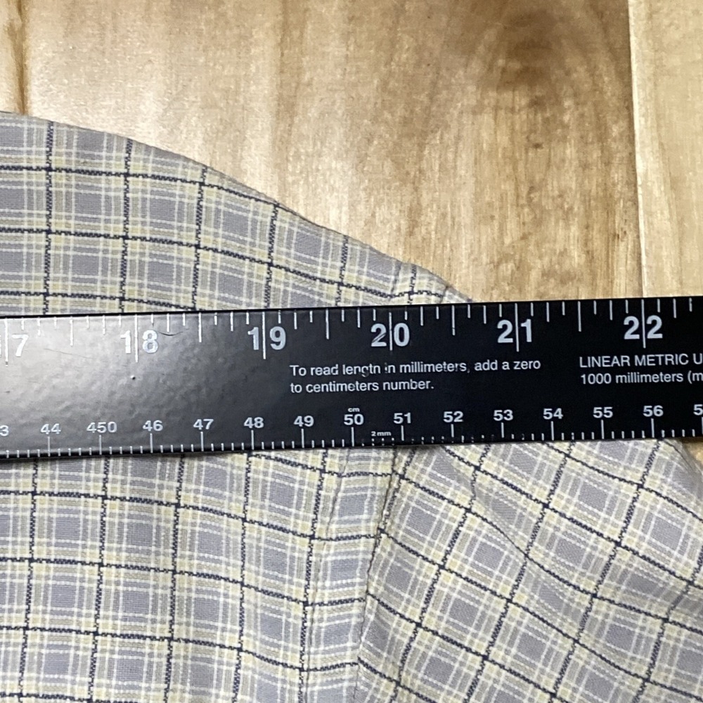 Britches Button Up Shirt Size Large Gray Men Surfer Shirt Chest 47" GUC - Picture 11 of 14